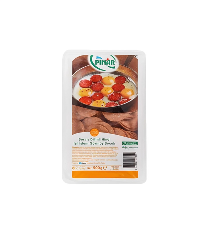 SERVİS HİNDİ DİLİMLİ SALAM 500G