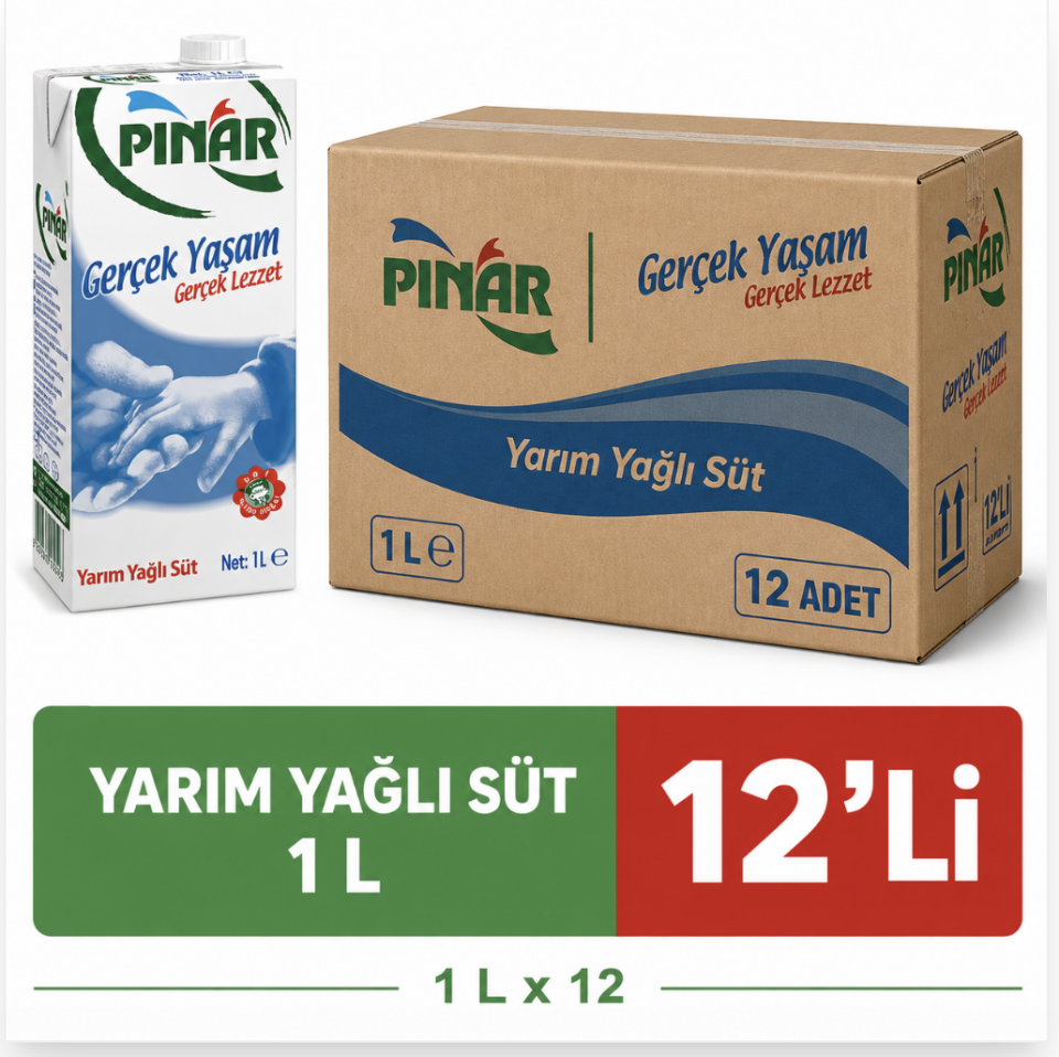 SÜT YARIM YAĞLI 1/5 EDT