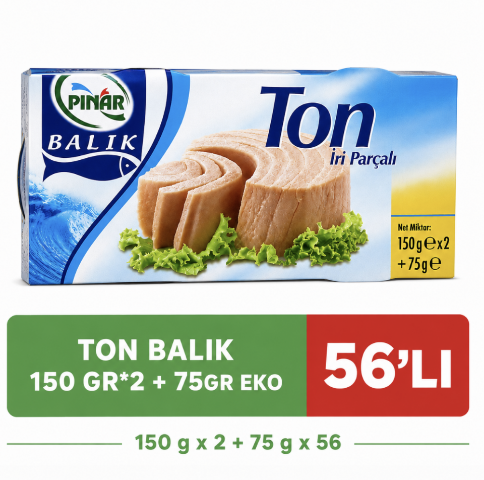 TON BALIK 150 GR*2+75GR EKO 56'LI