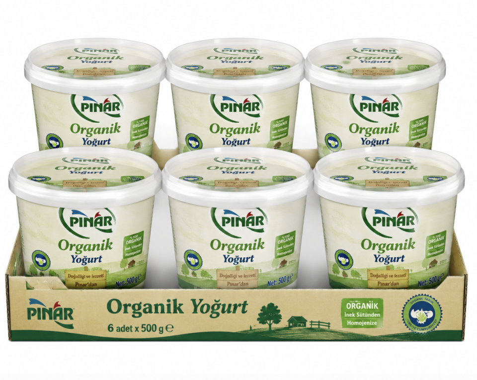 YOĞURT ORGANİK 500 GR. 6'LI SEPET