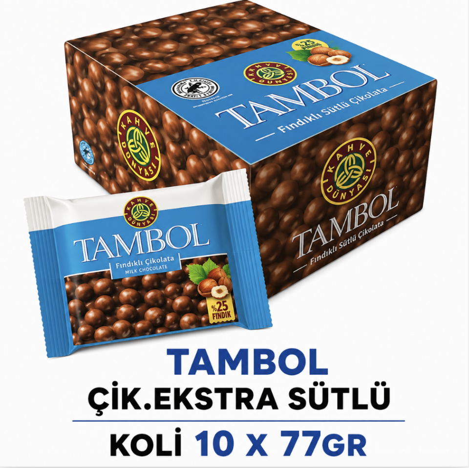 TAMBOL ÇİK.EKSTRA SÜTLÜ KOLİ 10*77GR