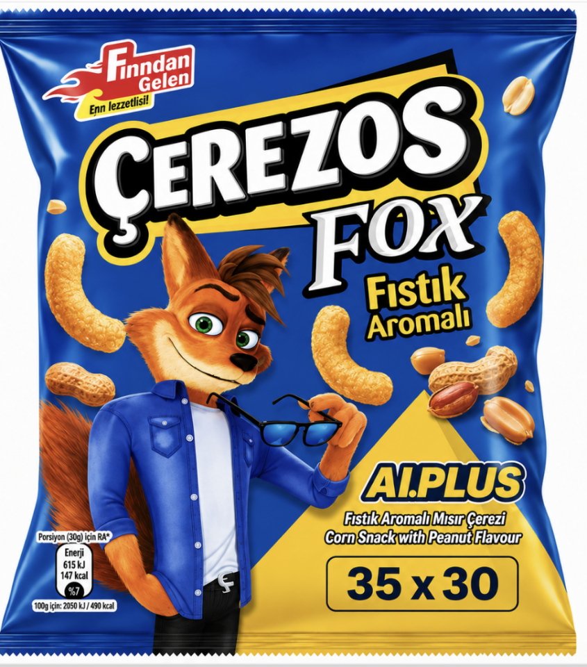 ÇEREZOS FOX FISTIK AI.PLUS 35X30