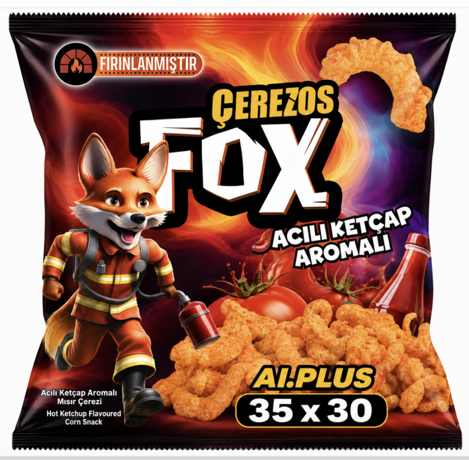 ÇEREZOS FOX ACILI KETÇAP AI.PLUS 35X30