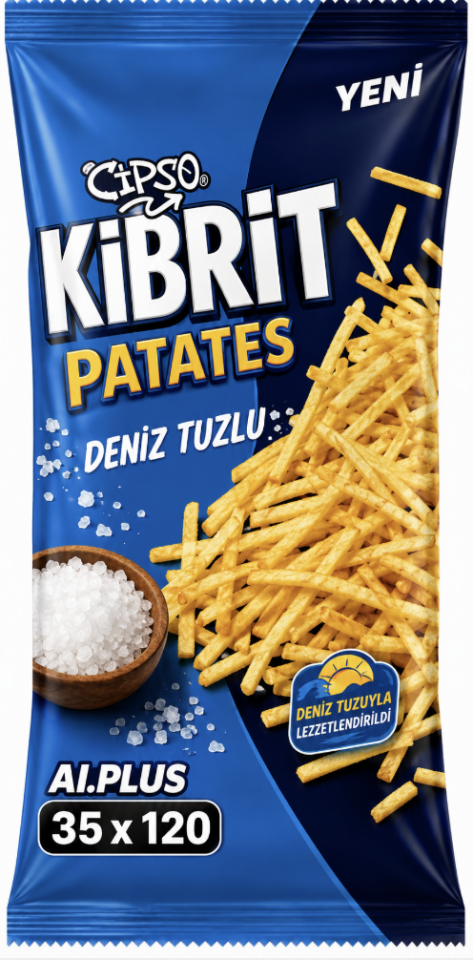 CİPSO DENİZ TUZLU ÇUBUK PATATES AI. PLUS 35X120