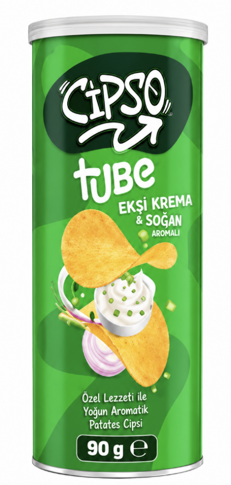 CİPSO TUBE EKŞİ KREMA&SOĞ. 90X19