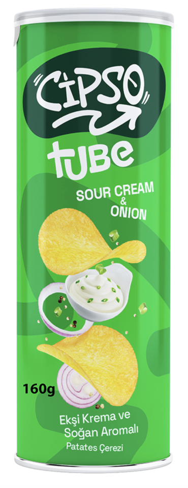 CİPSO TUBE EKŞİ KREMA&SOĞ. 160X19
