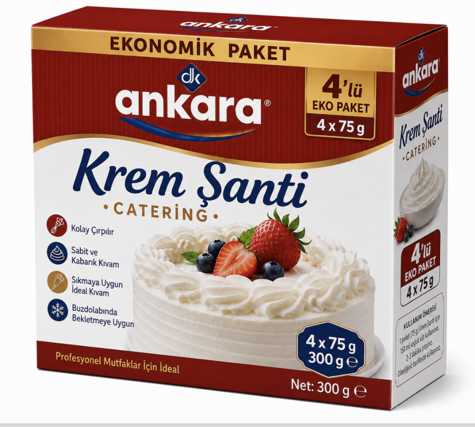 KREM ŞANTİ EKO PAKET(4*75)