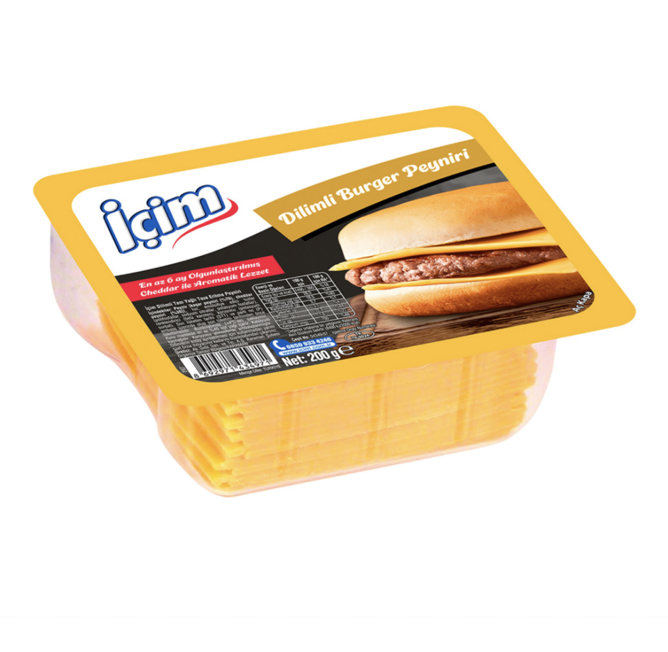 BURGER PEYNİR DİLİMLİ 200 GR
