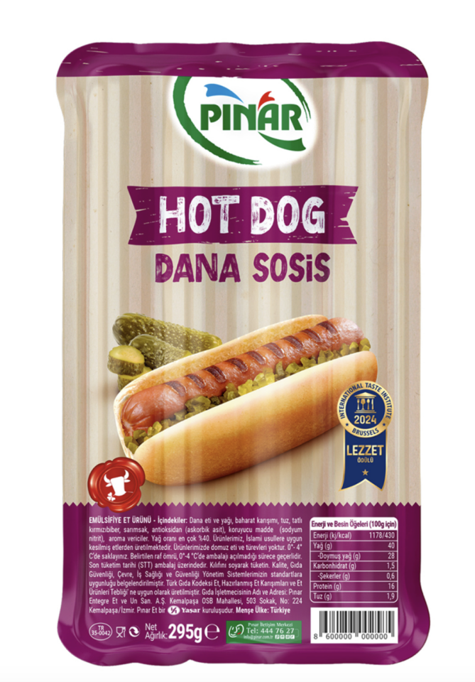 DANA HOTDOG SOSİS 295G